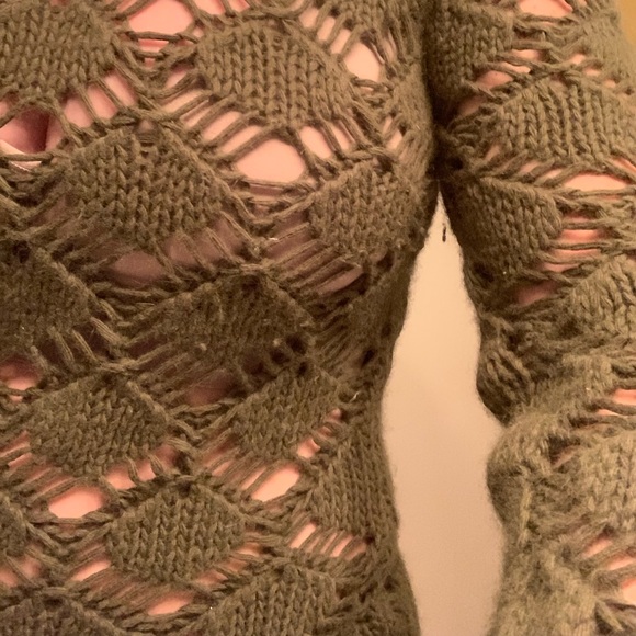 D&G Sage Green Crocheted sweater - Picture 2 of 5